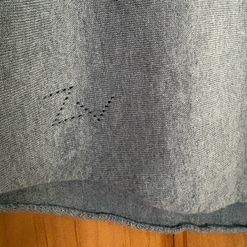 Zadig & Voltaire Charcoal Knit Dolman Top Size Small - Picture 4 of 15